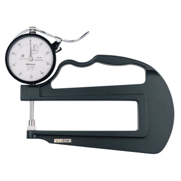 Đồng hồ đo độ dày họng sâu 120mm Mitutoyo 7323A (0-20mm/0.01mm)
