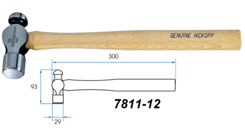  Búa bi cán gỗ 370g Kingtony 7811-12 