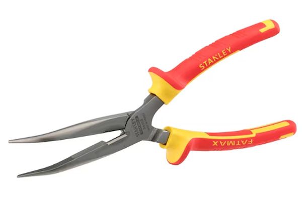 Kìm nhọn mỏ cong 8 inch/ 200mm VDE Stanley 84-008