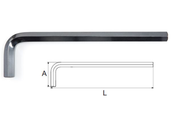 Lục giác đen đầu bằng 22mm SATA 84328