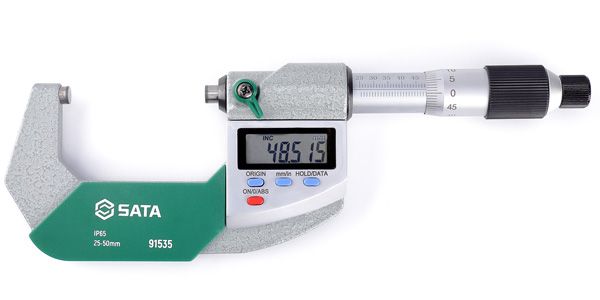Panme điện tử đo ngoài 25-50mm SATA 91535