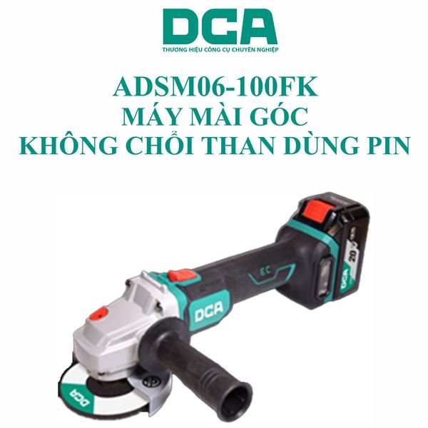 Máy mài góc dùng pin 20V DCA ADSM06-100FK