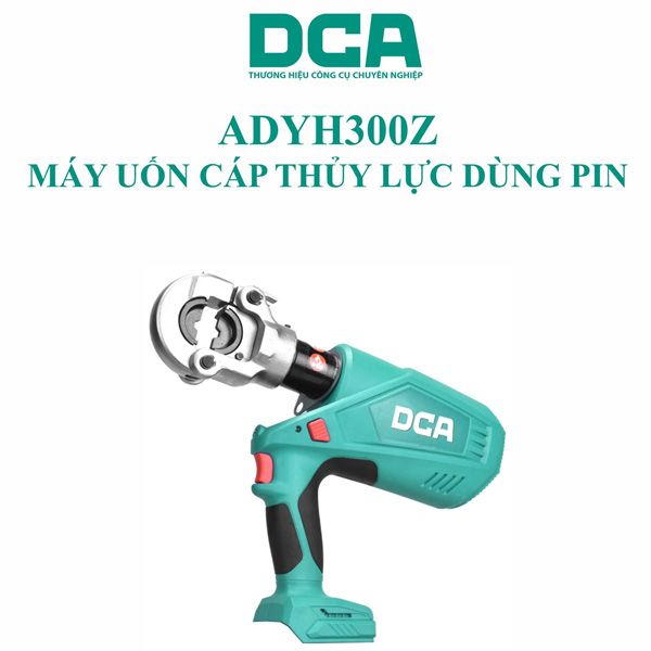  Máy bấm cáp thủy lực dùng pin 20V DCA ADYH300Z 