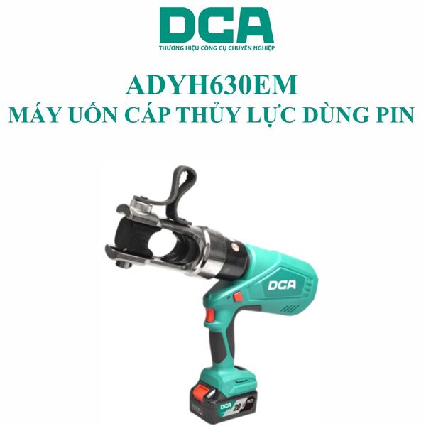  Máy bấm cáp thủy lực dùng pin 20V DCA ADYH630EM 