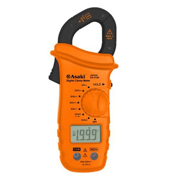 Ampe Kìm 3½ Digit LCD Asaki AK-9186