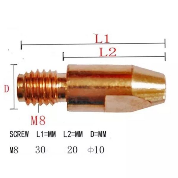 Bép hàn Mig M8x30