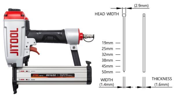 Súng bắn đinh chữ T (bắn gỗ) JIT BN16/50