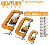  Cảo chữ C Century màu cam 10 Inch (25cm) 