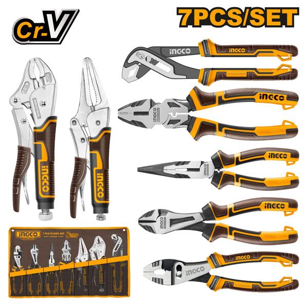 Bộ 7 kìm cao cấp 8, 9, 9.5, 10 inch Ingco COS23036