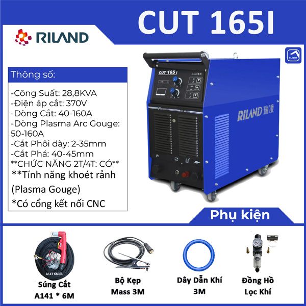 Máy cắt Plasma Riland CUT 165I