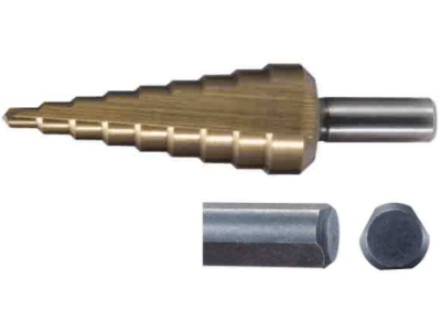 Mũi khoan bậc rãnh thẳng phủ Ti-tan Makita từ 4-20mm D-46442