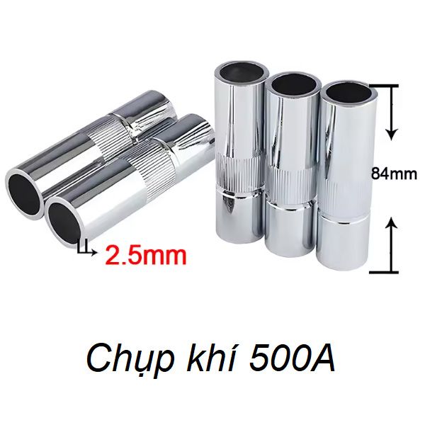 Chụp khí 500A đồng đỏ xi dày 2.5mm DAQIN CK09
