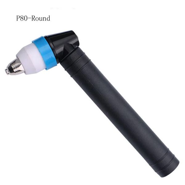 Đầu súng cắt Plasma P80 máy cắt 80/100A cổ cong thân đen tròn DAQIN DSP804