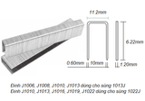  Súng bắn đinh chữ U Meite 1013J 