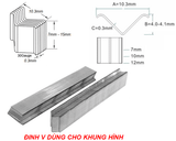  Đinh V7 dùng đóng khung hình dài 7mm 