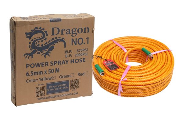 Dây phun áp lực Dragon No.1 6.5mm x 50m