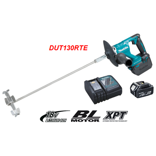  Máy trộn sơn dùng pin 18V Makita DUT130RTE 