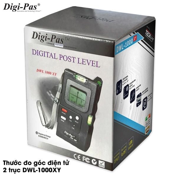 Thước đo góc 2 trục điện tử Digi-Pas DWL-1000XY