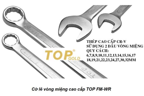 Cờ lê vòng miệng cao cấp 6mm TOP FM-WR06