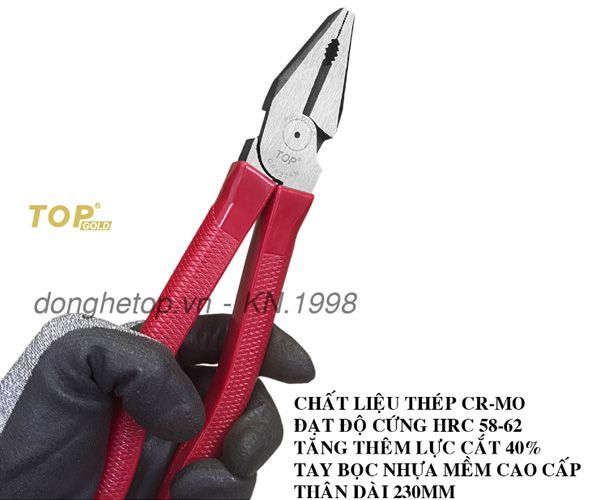 Kìm điện 9 inch cao cấp TOP GOLD GB6225N