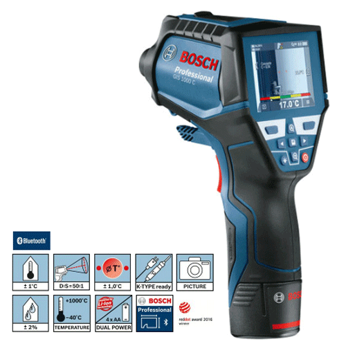  Máy dò nhiệt độ Bosch GIS 1000 C 