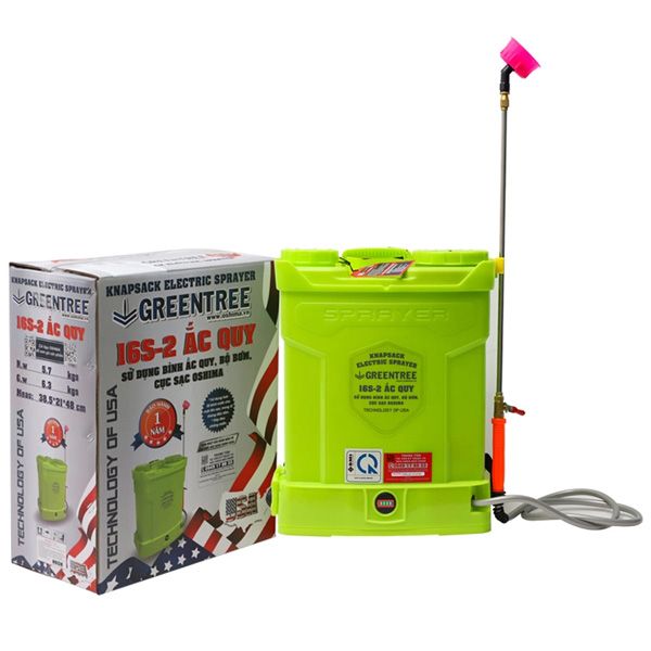 Bình xịt điện Greentree 16S