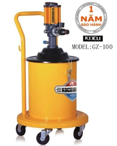  Máy bơm mỡ bằng khí nén 20L KOCU GZ-100 (LT-100) 