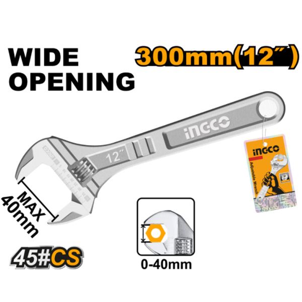 Mỏ lết 12 Inch/300mm Ingco HADW131122