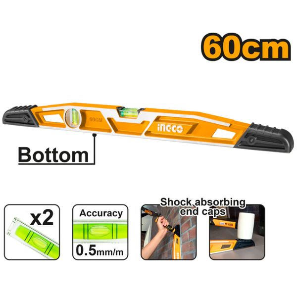 Thước thủy công nghiệp 60cm Ingco HBSL08060