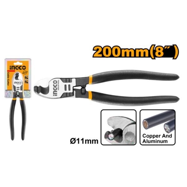 Kìm cắt cáp điện 8 inch/200mm Ingco HCCB0208