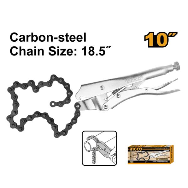 Kìm bấm xích mở ống 10 inch Ingco HCLP0210