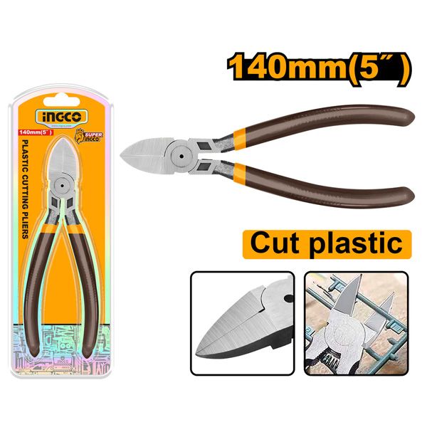 Kìm cắt nhựa 5 inch/140mm Ingco HDCP38140