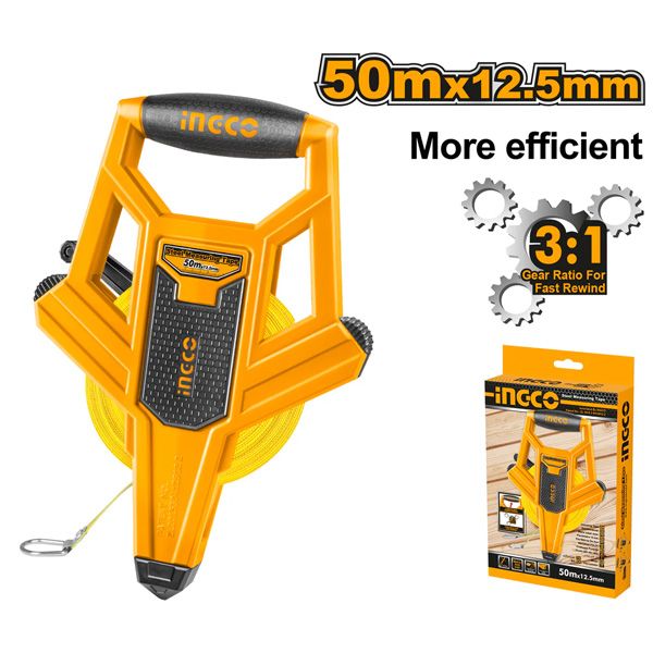 Thước cuộn sợi thủy tinh 50m Ingco HFMT8250