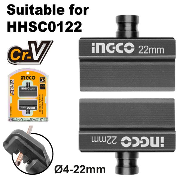 Lưỡi cắt thép thủy lực 4-22mm Ingco HHSC0122B