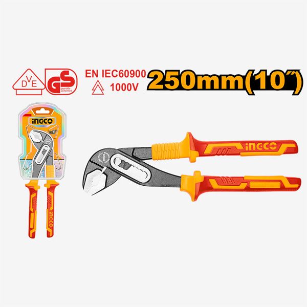 Kìm mỏ quạ cách điện 10 inch/250mm Ingco HIPP28250