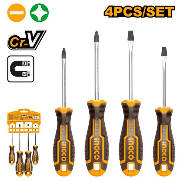 Bộ 4 tua vít Ingco HKSD0428