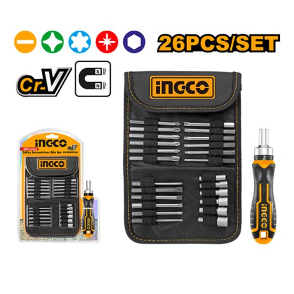 Bộ 26 tua vít Ingco HKSDB0268