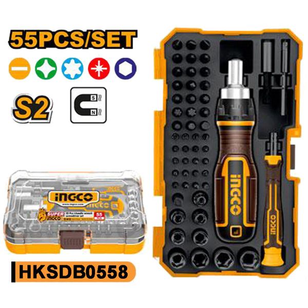 Bộ 55 cái tua vít Ingco HKSDB0558
