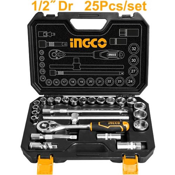 Bộ tuýp lục giác 1/2 inch 25 chi tiết Ingco HKTS12251