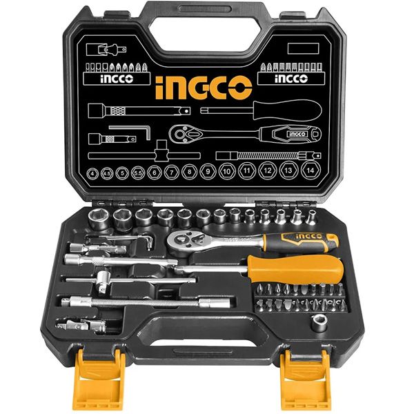 Bộ tuýp lục giác 1/4 inch 45 chi tiết Ingco HKTS14451