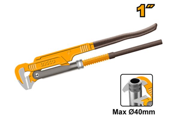 Cờ lê mở ống 90 độ hạng nặng Thụy Điển 1 Inch Ingco HPW04011