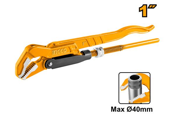 Cờ lê mở ống 45 độ hạng nặng Thụy Điển 1 Inch Ingco HPW04013