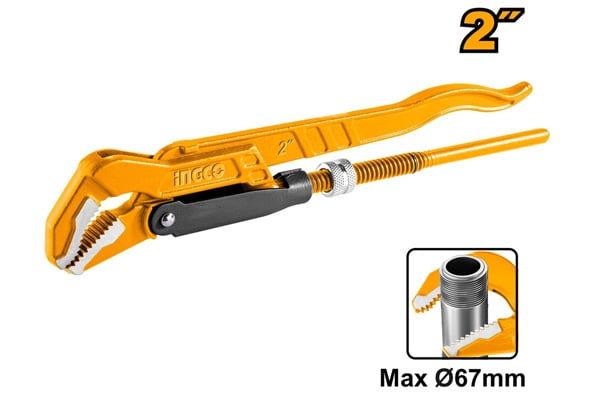 Cờ lê mở ống 45 độ hạng nặng Thụy Điển 2 Inch Ingco HPW04023