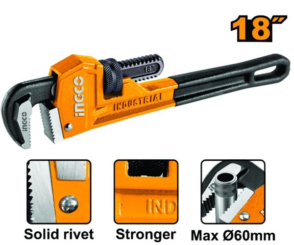 Mỏ lết răng 18 Inch/ 450mm Ingco HPW0818