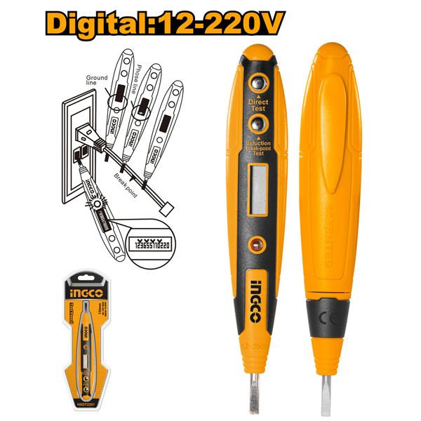 Bút thử điện điện tử Ingco HSDT2201