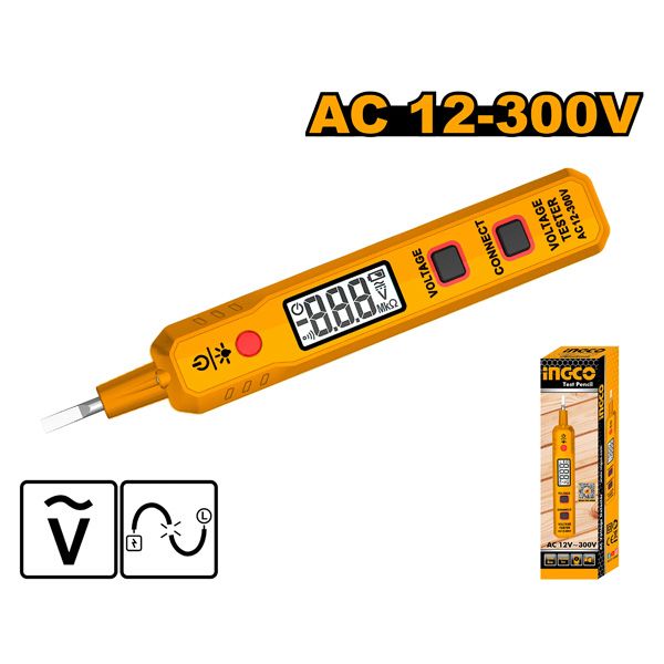 Bút thử điện AC 12-300V Ingco HSDT30021