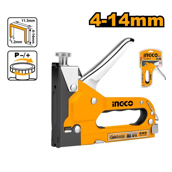 Dụng cụ bấm đinh ghim 4-14mm Ingco HSG14018