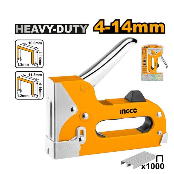 Dụng cụ bấm đinh ghim 4-14mm Ingco HSG1404