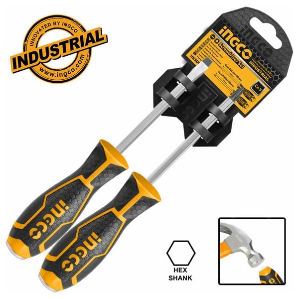 Bộ 2 tua vít đóng lục giác Ingco HSGT280208