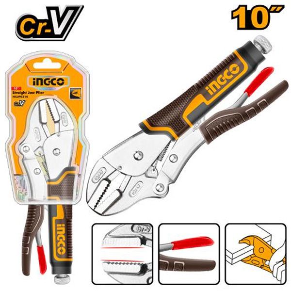 Kìm bấm hàn 10 inch/250mm Ingco HSJP0210